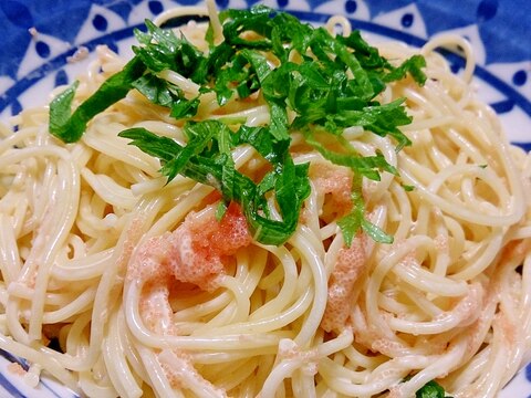 ズボラの冷たい明太子マヨネーズパスタ